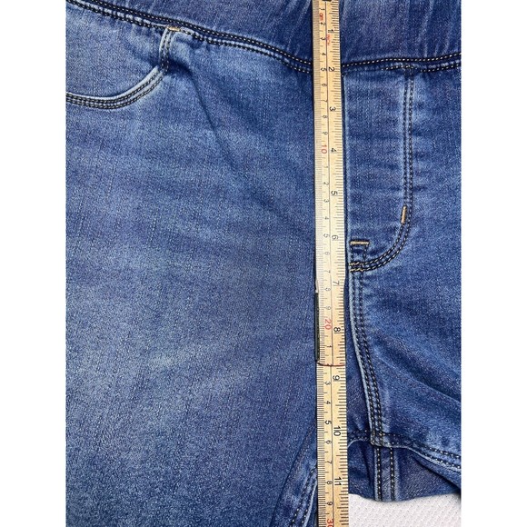 Old Navy Jegging Women Sz 12 Elastic Waist Inseam is 28 Blue Denim - Picture 8 of 16
